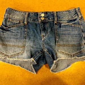 Pilcro cut off Jean shorts
